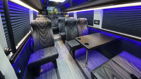 glendale 18 passenger sprinter van interior
