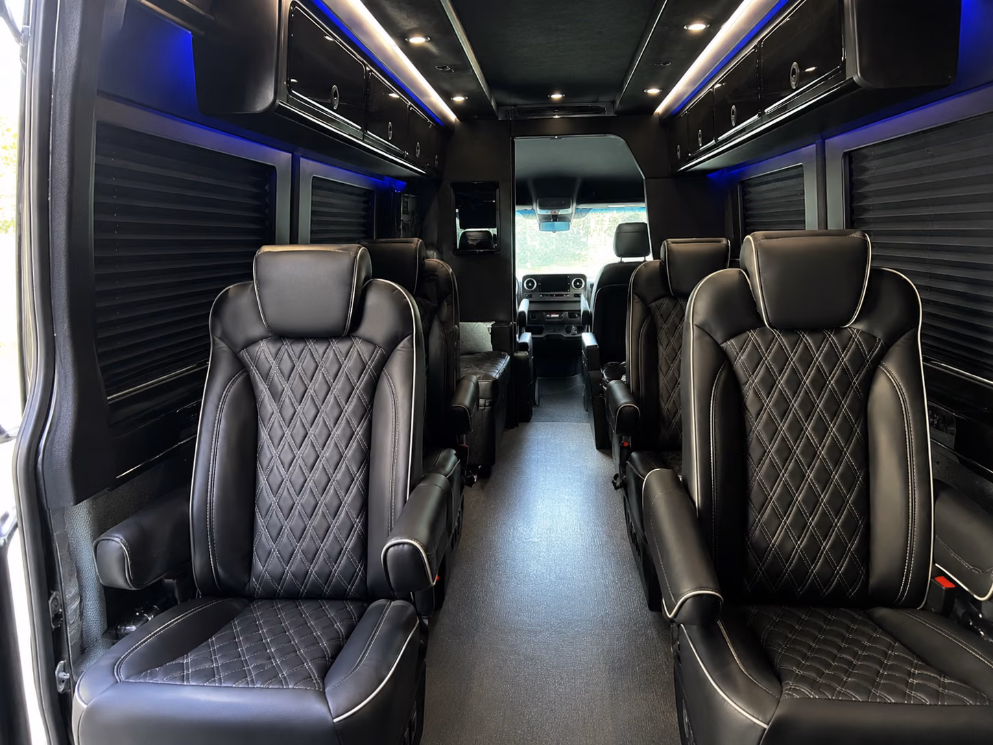 glendale 10 passenger sprinter van inside
