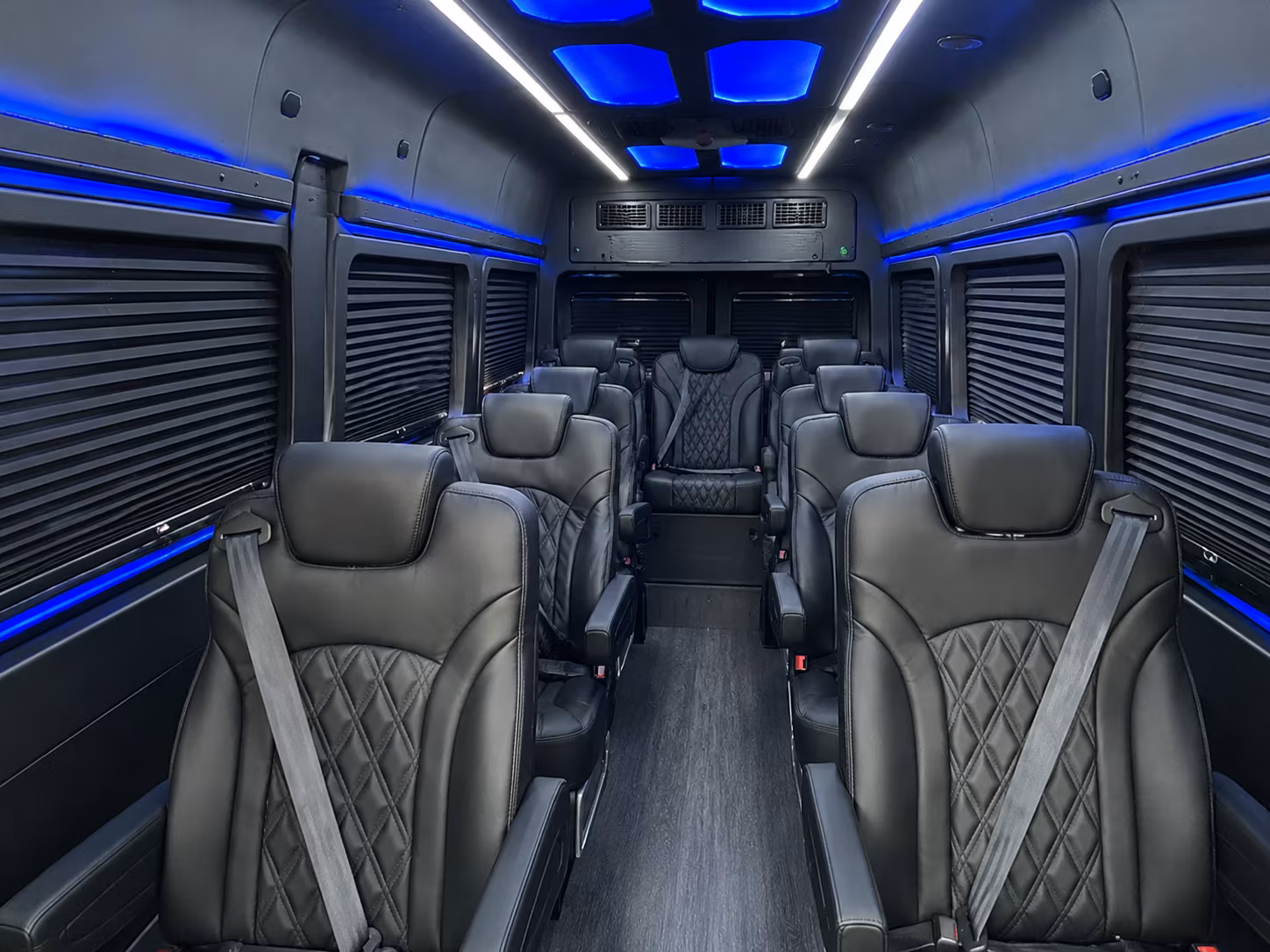 glendale 12 passenger sprinter van interior