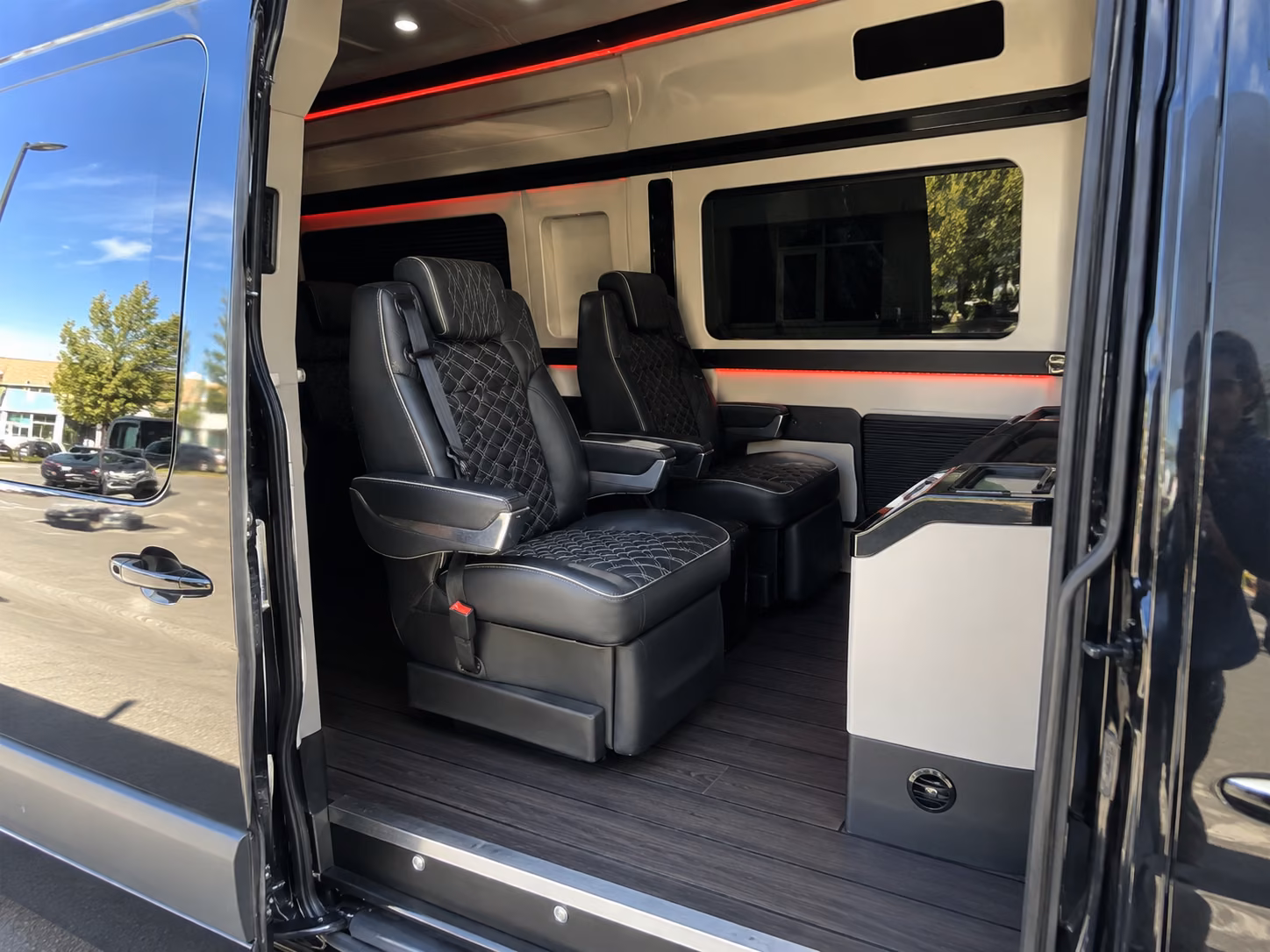 glendale 15 passenger sprinter van interior