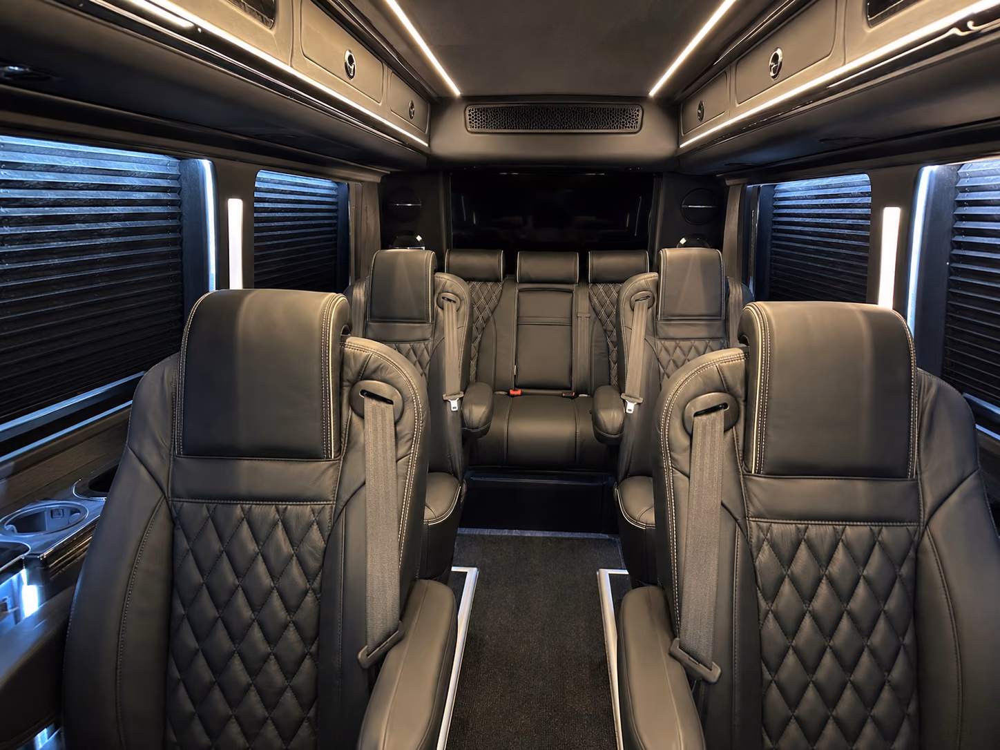 glendale 20 passenger sprinter van inside