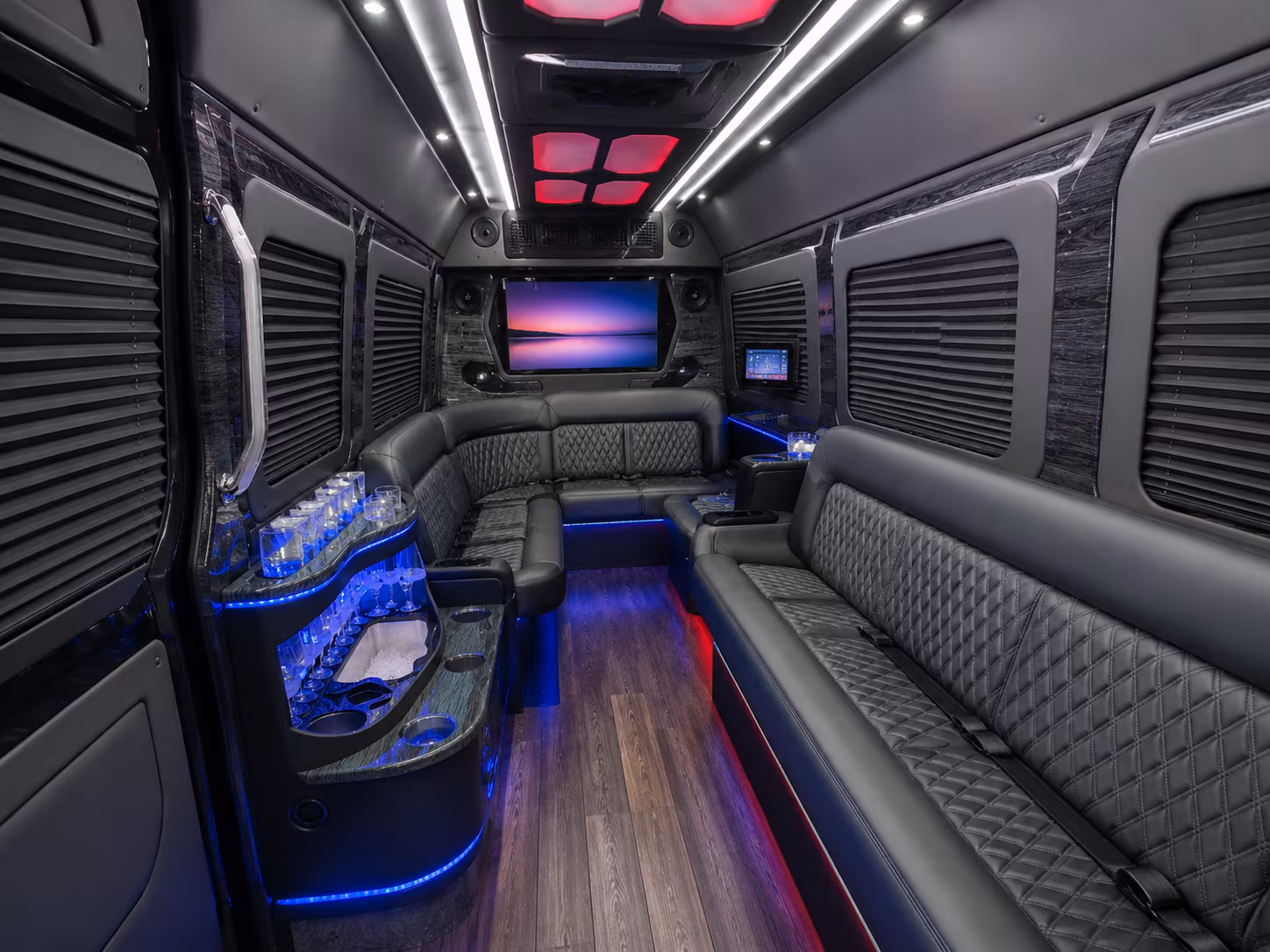 glendale sprinter limousine inside