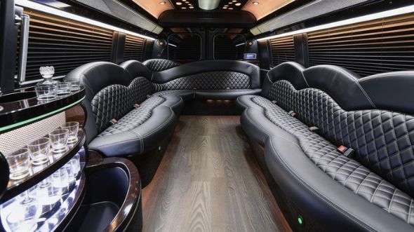 sprinter limousine inside glendale